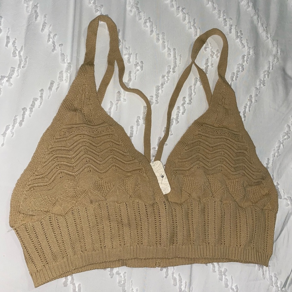 Free People Tan Bralette (NEW)